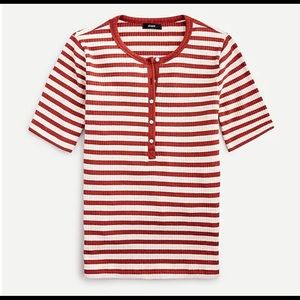 J. Crew ribbed elbow sleeve henley